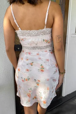 Lacey Satin Mini Dress