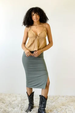 Ruffled Babydoll Top